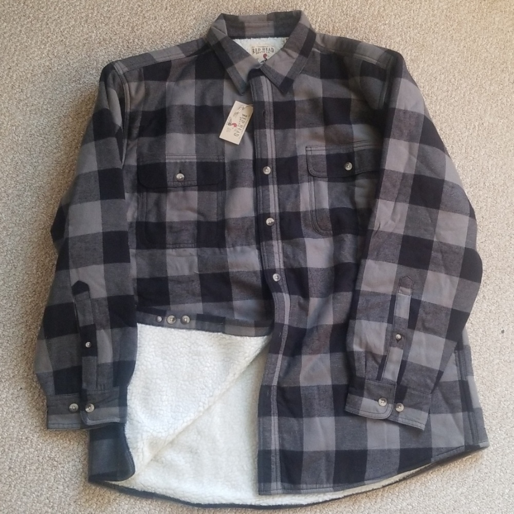Fleece lined jacket